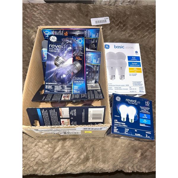Lot of Assorted Light Bulbs