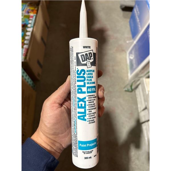 Dap Alex Plus Acrylic Latex Caulk Plus Silicone (300ml x 30)