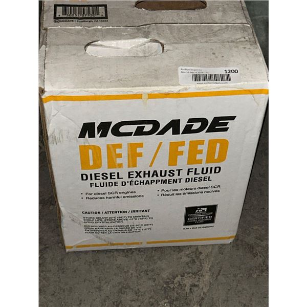 McDade DEF Diesel Exhaust Fluid (9.46L)