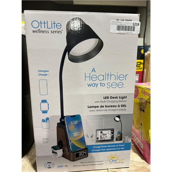 OttLite Wellness Series, Charging Station and Light