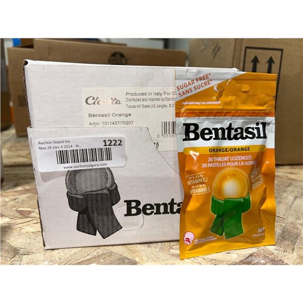 Bentasil Orange Throat Lozenges (38g x 12)