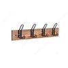 Image 1 : Richelieu Rustic Utility Rack with Multiple Hooks - 5 53/64-in H x 23 57/64-in W