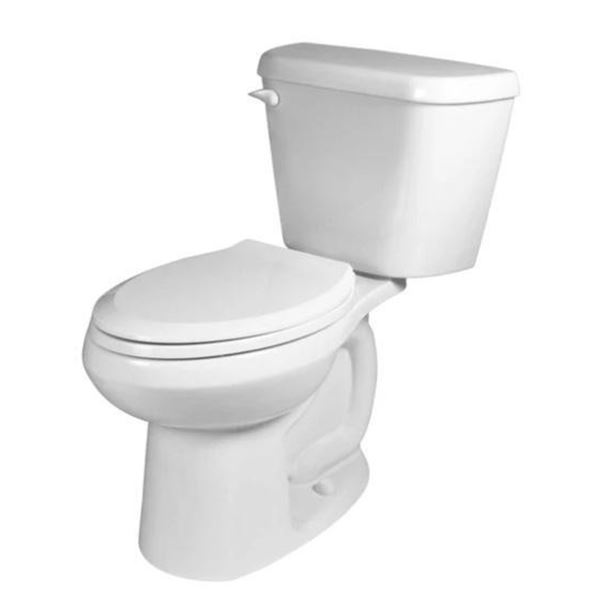 American Standard Reliant Two-Piece Round Front Toilet w/Slow Close Seat - White