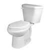 Image 1 : American Standard Reliant Two-Piece Round Front Toilet w/Slow Close Seat - White