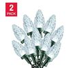 Image 1 : Sylvania 2 x 50 C9 Warm White LED Christmas Lights