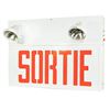 Image 1 : Emergi-Lite 6V Metal Illuminated "Sortie" (French EXIT) sign