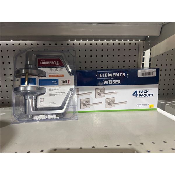 Lot of Assorted Lever Door Handles - 5 Count