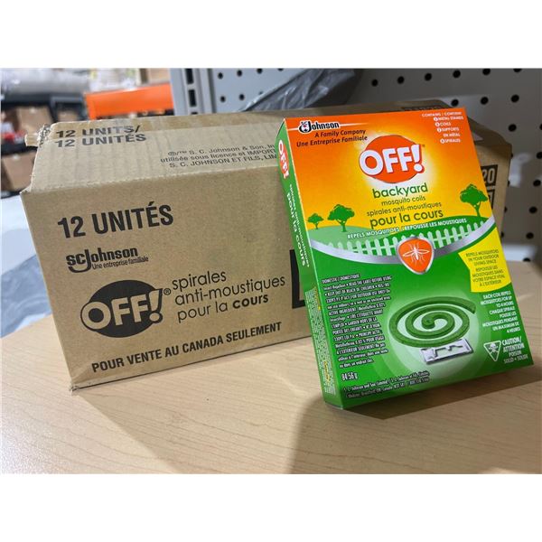 Off Backyard Mosquito Coils 12 - 8 packs