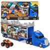 Image 1 : Monster Jam, Transforming Hauler Playset and Storage with Exclusive El Toro Loco Monster Truck, 1:64