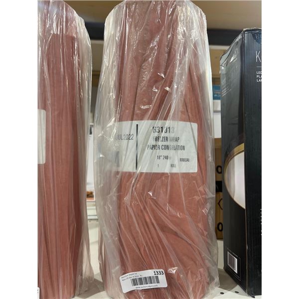 18" Brown Freezer Wrap - 240m Roll