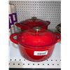 Image 1 : Dutch Oven Tramontina Enameled Cast Iron Dutch Oven (Red, 2-pack)