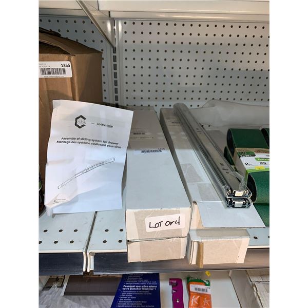 Cubik Assembly for Sliding System for Drawer Lor of 4