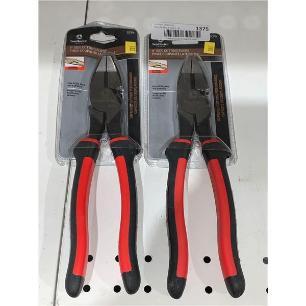 Southwire 9" Side Cutting Pliers Lot of 2