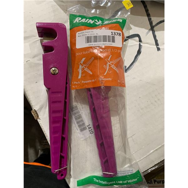 Rain Bird Tubing Cutter for 1/4" and 1/2" Tubing Lot of 2