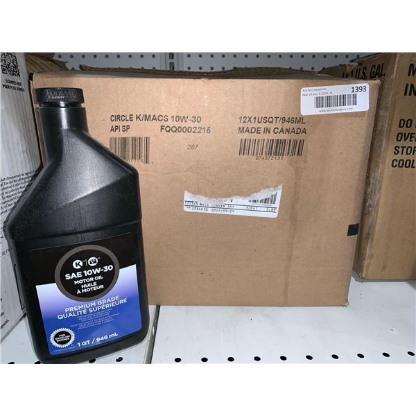 Circle K SAE 10W-30 Motor Oil Premium Grade 12 x 946ml