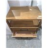 Image 2 : Wooden 2 Drawer Side Table 26"w x 18"d x 25"h