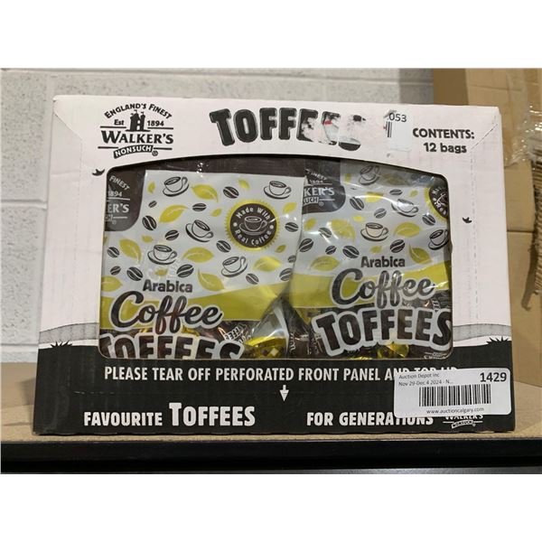 Walker's Toffees Arabica Coffee Flavor 12 x 150g