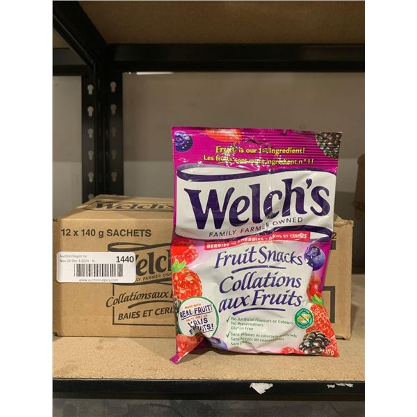 Welch's Fruit Snacks Berries & Cherries 12 x 140g