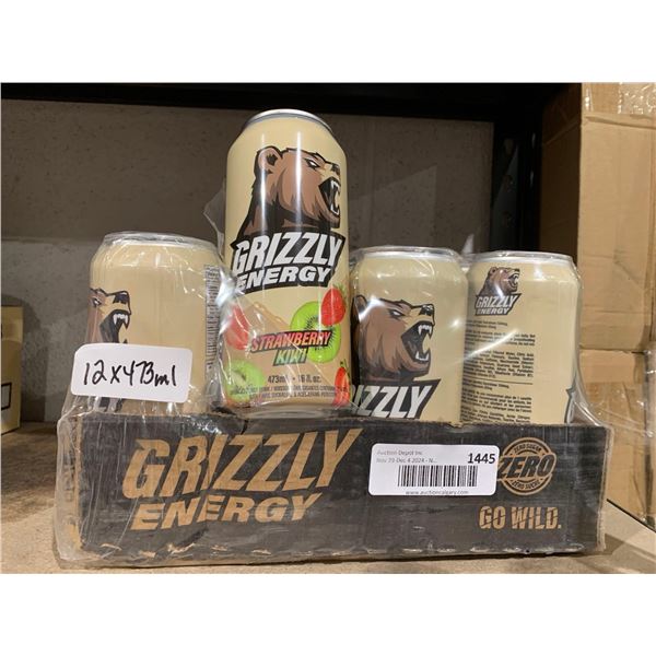Grizzly Energy Strawberry Kiwi 12 x 473ml