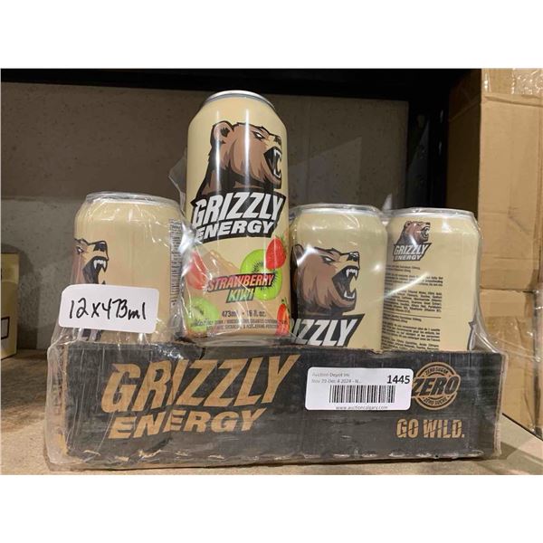 Grizzly Energy Strawberry Kiwi 12 x 473ml