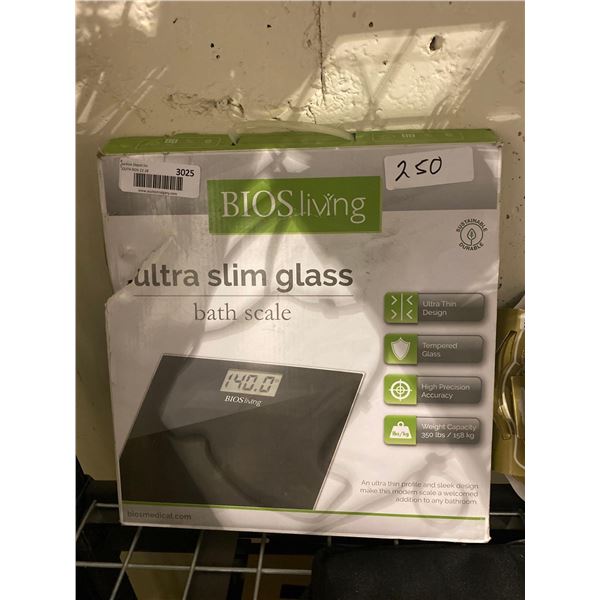 Bios Living slim glass scale