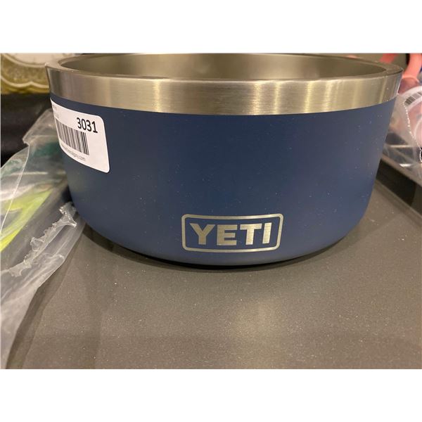 Yeti Blue Dog Dish