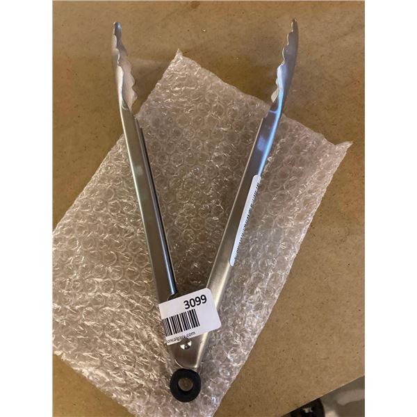 Locking Chef Tongs Stainless Steel