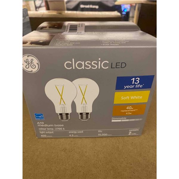 GE Classic LED 450Lumen Lot of 2 boxes