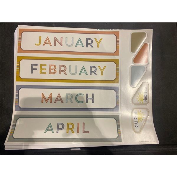 Wall Sticker Planning Poster Kit