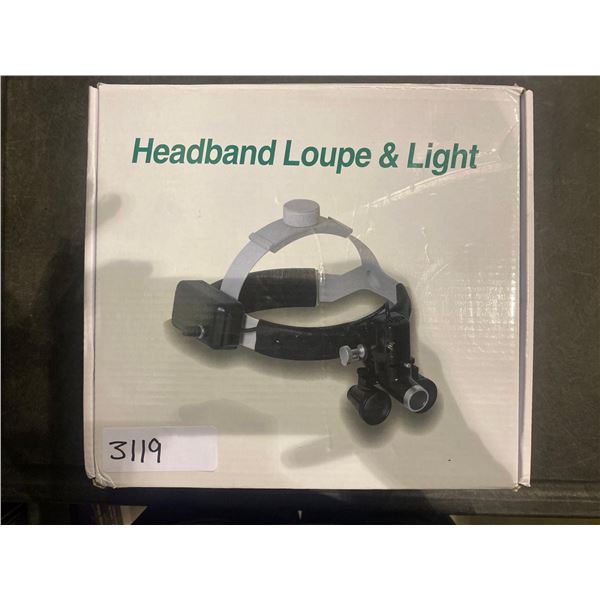 Jewelers Headband Loupe & Light