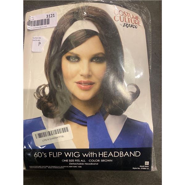 Costum Culture 50's wig