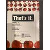 Image 1 : Thats it cherry apple fruit bars 12 x 35g