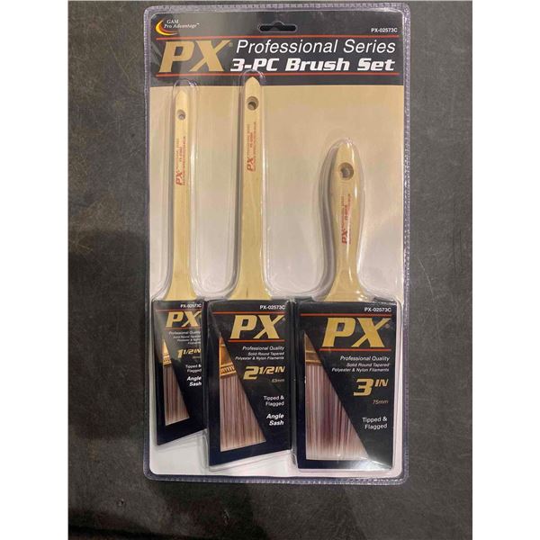 PX Professional Series 3 pce paint brushes
