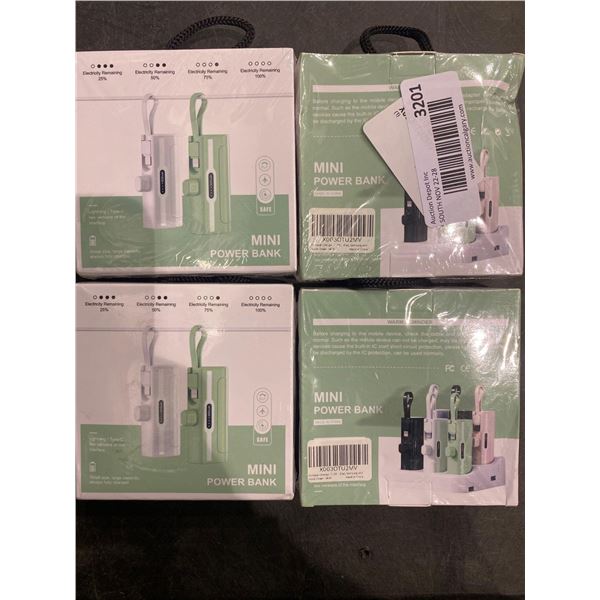Mini Power Bank x4