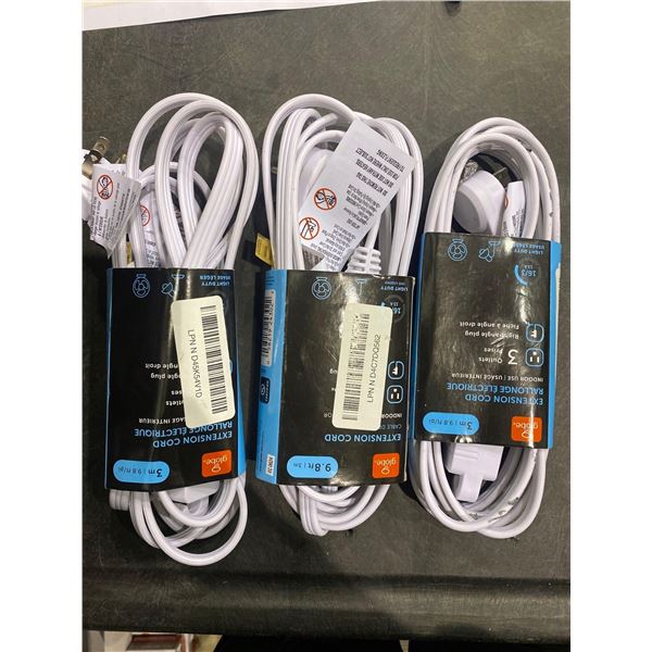 Extension Cord 3 Outlets 3m 9.8ft