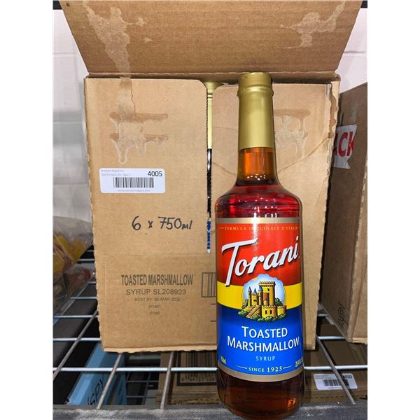 Torani Toasted Marshmallow Syrup 6 x 750ml