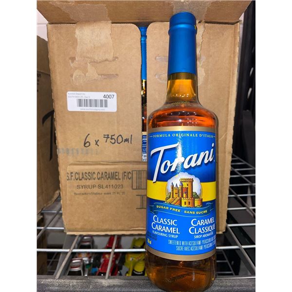 Torani Classic Caramel Syrup 6 x 750ml