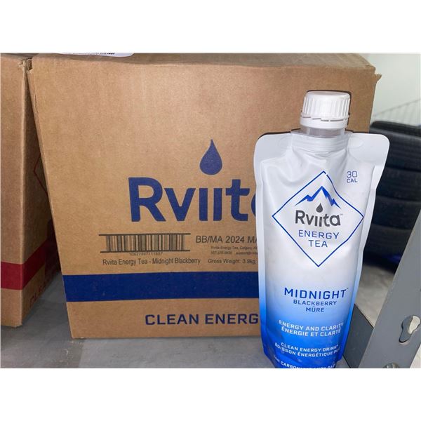 Rvitta Energy Tea Midnight Blackberry 10 x 355ml