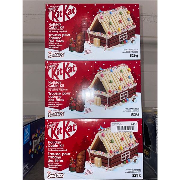 Nestle Kit Kat Holiday Cabin Kit 3 x 829g