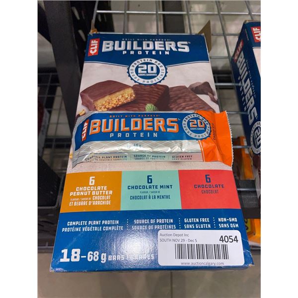 Clif Builders Protein Bars Variety Pack 18 x 68g