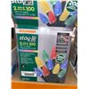 Image 2 : Sylvania - Stay-Lit LED C6 Outdoor/Indoor String Lights, 2 x 100 Lights, Multi-Colour