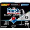 Image 1 : Finish Quantum Ultimate+ Dishwasher Detergent, 96 Tablets
