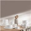 Image 1 : Home Inspiration Cindy Stackable Porcelain Dinner Ware 24 Piece