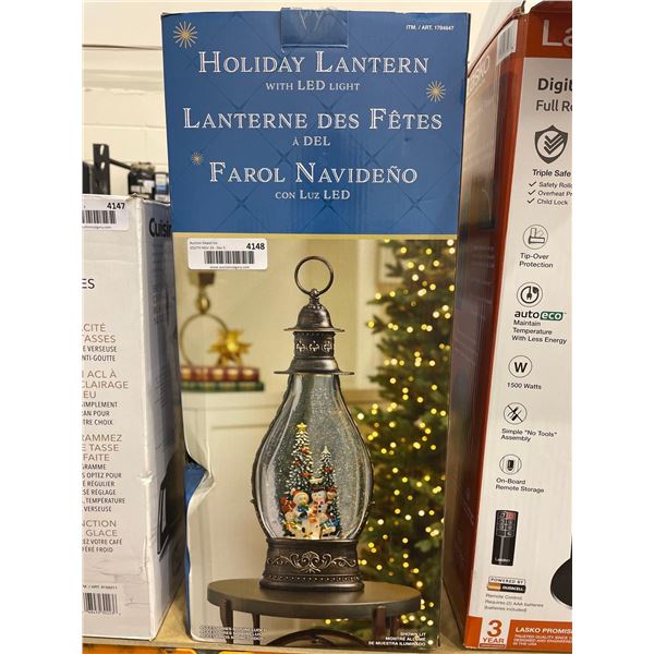 Snowman Family Holiday Lantern with LED Light