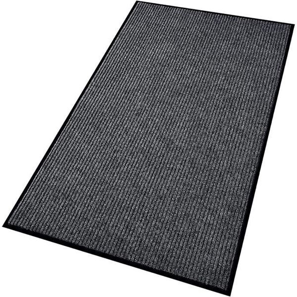 Rubber Door Mat, Heavy Duty, Entrance Doormat, Indoor and Outdoor, Waterproof, Easy Clean Shoe Scrap