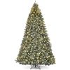 Image 1 : 7.5 FT Premium Hinged Pre-lit Artificial Christmas Tree w/UL-Certified LED Lights, Solid Metal Legs