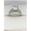 Image 1 : V.Wang Style Ladies 1.0 Carat Round Brilliant Cut Solitaire Engagement Ring NEW size 7