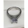 Image 4 : V.Wang Style Ladies 1.0 Carat Round Brilliant Cut Solitaire Engagement Ring NEW size 7