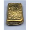 Image 2 : Hand Poured Ingot approx. 110 grams derived from scrap computer gold pins (purity unknown)