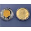 Image 1 : "Changing of the guards" collectible sealed medallions TRUMP/BIDEN